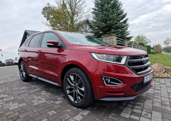 Ford EDGE cena 74500 przebieg: 263250, rok produkcji 2016 z Ustroń małe 211